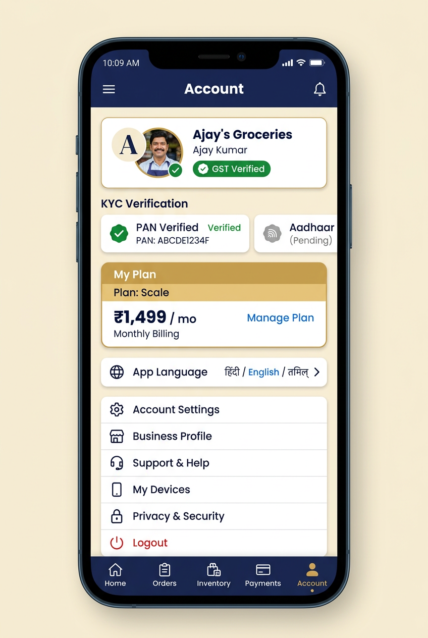 Account & KYC